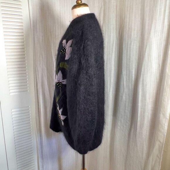 Vintage | Women’s | Coats | M | Embroidered Oversized Wool Coat - Picture 4 of 6